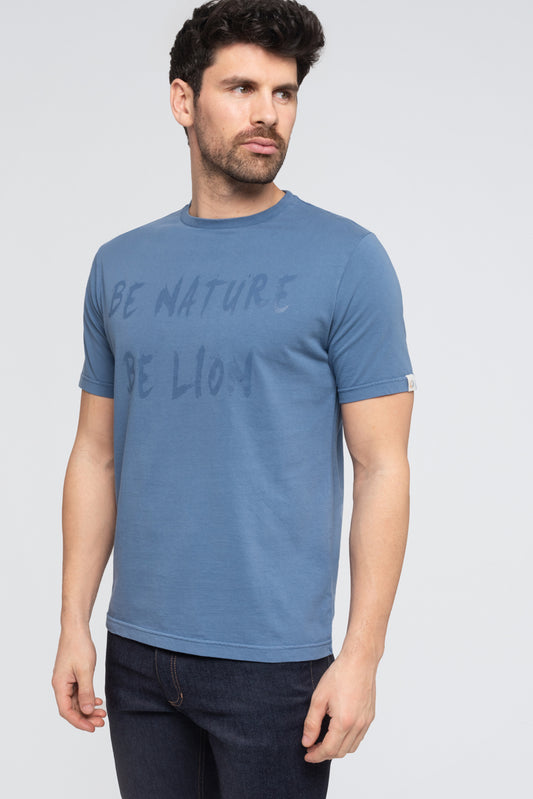 KIBO - T-shirt 100% Coton BIO - BLEU