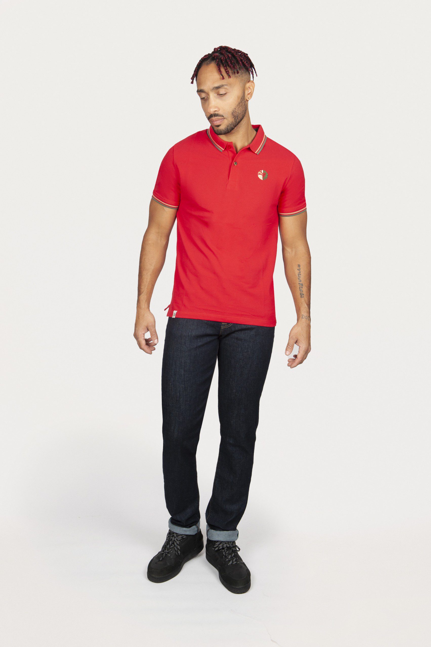 Stanley Rouge - Polo homme 100% coton BIO