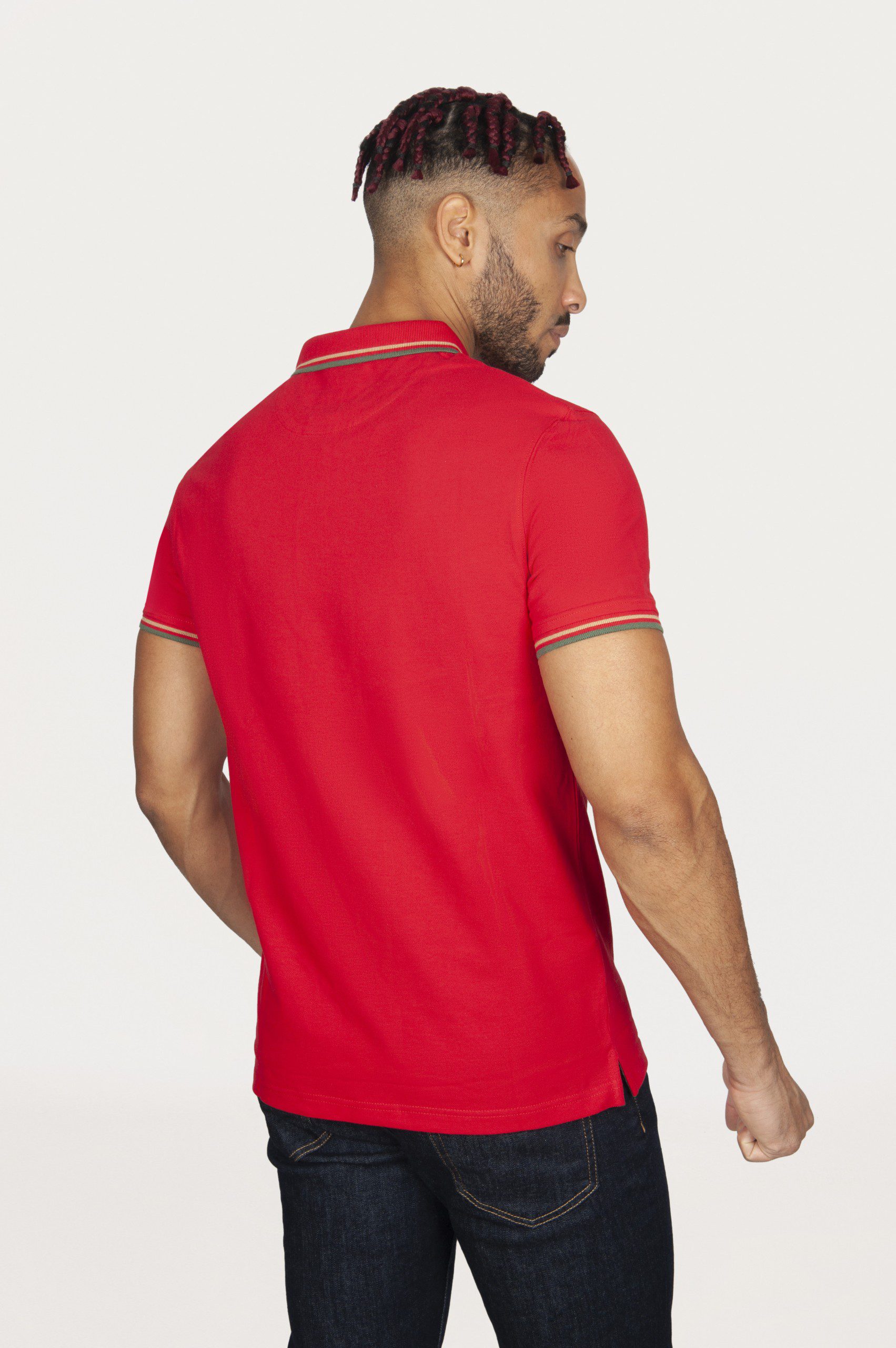 Stanley Rouge - Polo homme 100% coton BIO