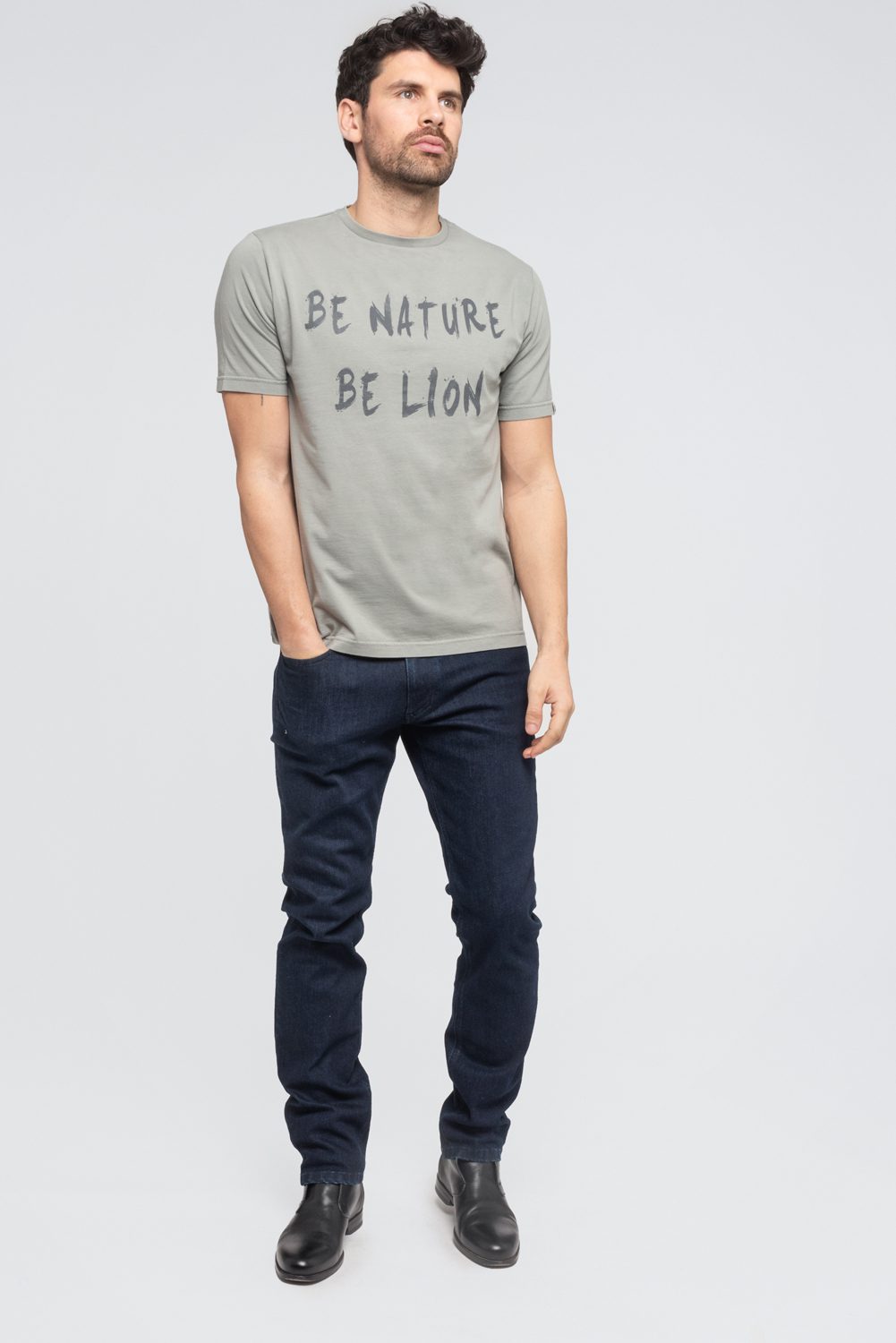KIBO - T-shirt 100% Coton BIO - GRIS