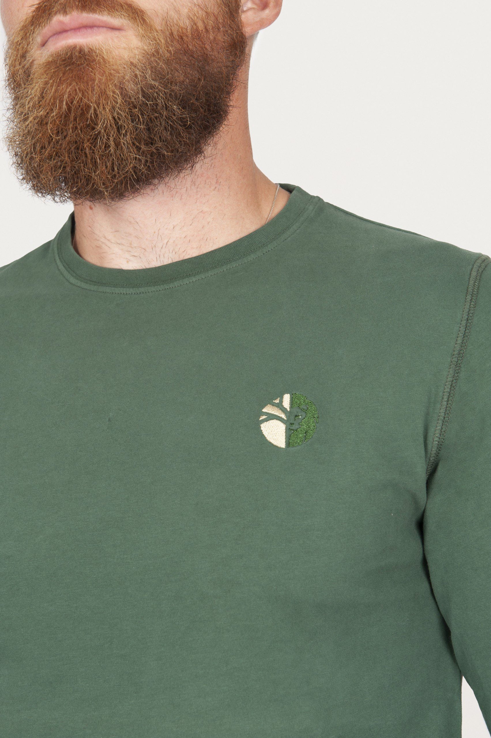 Kilimanjaro Kaki - T-shirt manches longues 100% Coton BIO